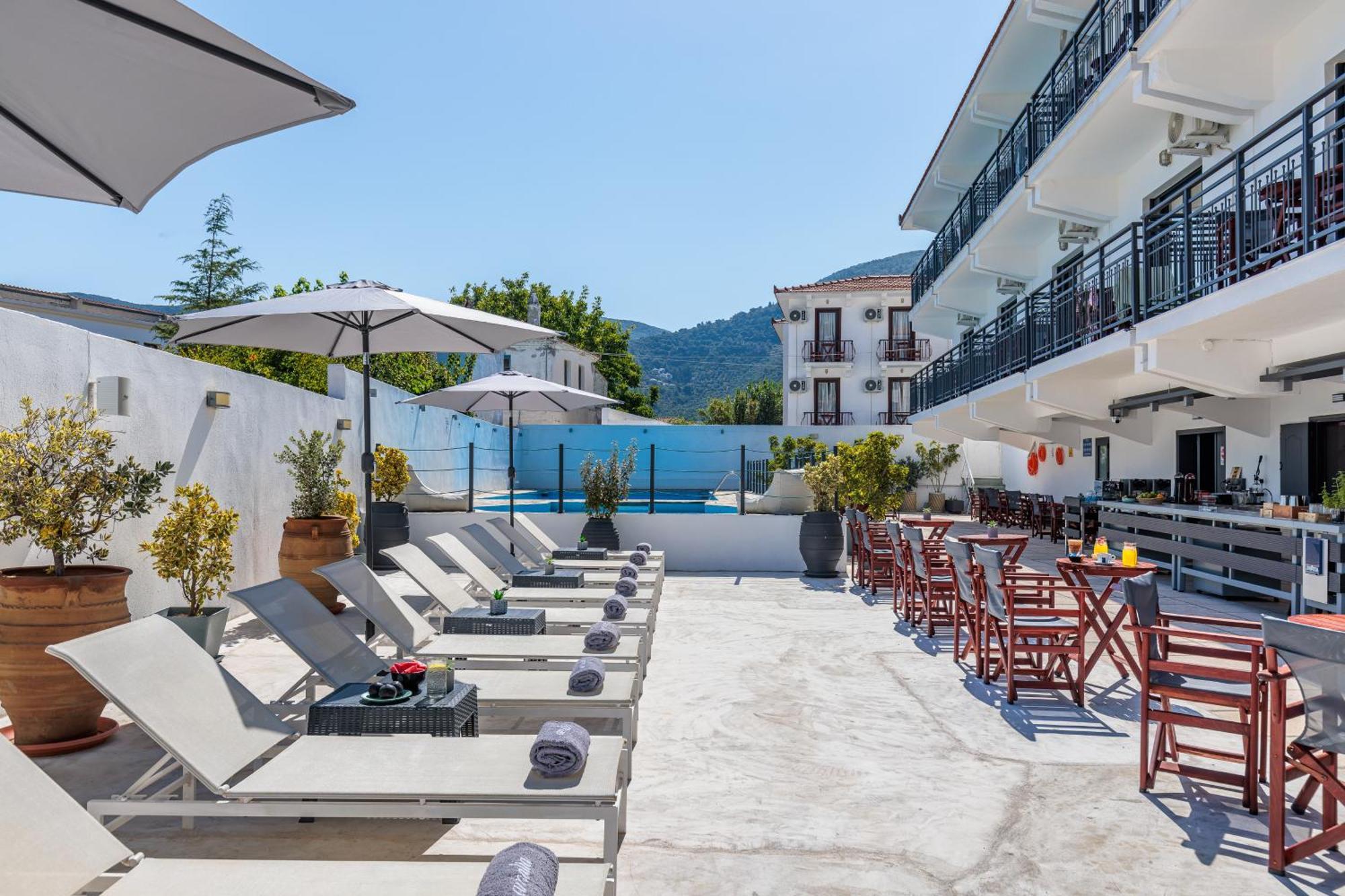 Amalia Hotel Bandar Skopelos Luaran gambar